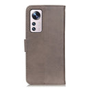 For Xiaomi 12 Pro / 12S Pro KHAZNEH Cowhide Texture Leather Phone Case(Khaki)