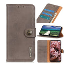For Xiaomi 12 / 12X / 12S KHAZNEH Cowhide Texture Leather Phone Case(Khaki)