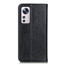 For Xiaomi 12 Pro / 12S Pro Magnetic Crazy Horse Texture Leather Phone Case(Black)