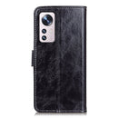 For Xiaomi 12 Pro / 12S Pro Retro Crazy Horse Texture Leather Phone Case(Black)