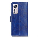 For Xiaomi 12 Pro / 12S Pro Retro Crazy Horse Texture Leather Phone Case(Blue)