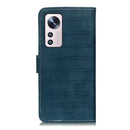 For Xiaomi 12 Pro / 12S Pro Crocodile Texture Leather Phone Case(Dark Green)