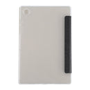 For Samsung Galaxy Tab A8 10.5 2021 X200 / X205 Silk Texture 3-fold Leather Tablet Case(Black)