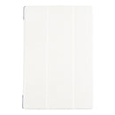 For Samsung Galaxy Tab A8 10.5 2021 X200 / X205 Silk Texture 3-fold Leather Tablet Case(White)