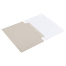 For Samsung Galaxy Tab A8 10.5 2021 X200 / X205 Silk Texture 3-fold Leather Tablet Case(White)