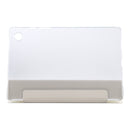 For Samsung Galaxy Tab A8 10.5 2021 X200 / X205 Silk Texture 3-fold Leather Tablet Case(White)