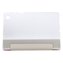 For Samsung Galaxy Tab A8 10.5 2021 X200 / X205 Silk Texture 3-fold Leather Tablet Case(Pink)