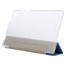 For Samsung Galaxy Tab A8 10.5 2021 X200 / X205 Silk Texture 3-fold Leather Tablet Case(Blue)
