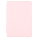 For Xiaomi Mi Pad 5 Pen Slot Transparent Back Cover Leather Tablet Case(Pink)