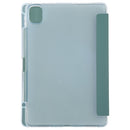 For Xiaomi Mi Pad 5 Pen Slot Transparent Back Cover Leather Tablet Case(Green)