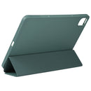 For Xiaomi Mi Pad 5 TPU Three-fold Leather Tablet Case(Dark Green)