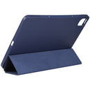 For Xiaomi Mi Pad 5 TPU Three-fold Leather Tablet Case(Dark Blue)