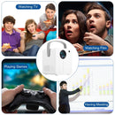 YJ350 Intelligent Portable HD Projector Home Theater, US Plug, Specification: Phone Screen Version(White)