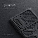 For Samsung Galaxy S22 Ultra 5G NILLKIN Sliding Camera Cover TPU + PC Phone Case(Black)