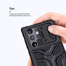 For Samsung Galaxy S22 Ultra 5G NILLKIN Sliding Camera Cover TPU + PC Phone Case(Black)