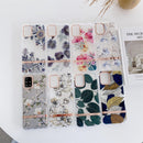 For Samsung Galaxy S21 Ultra 5G Translucent Plating Flower Phone Case(Magnolia)