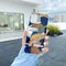 For Samsung Galaxy S21 FE 5G Translucent Plating Flower Phone Case(Color Banana Leaf)