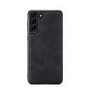 For Samsung Galaxy S22 5G DG.MING M1 Series 3-Fold Multi Card Wallet + Magnetic Phone Case(Black)