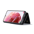 For Samsung Galaxy S22 5G DG.MING M1 Series 3-Fold Multi Card Wallet + Magnetic Phone Case(Black)