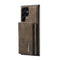 For Samsung Galaxy S22 Ultra 5G DG.MING M1 Series 3-Fold Multi Card Wallet + Magnetic Phone Case(Coffee)