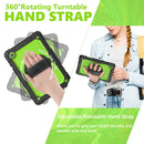 For Samsung Galaxy Tab A8 10.5 2021 X200 / X205 Silicone + PC Tablet Case(Yellow Green + Black)
