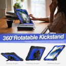 For Samsung Galaxy Tab A8 10.5 2021 X200 / X205 Silicone + PC Tablet Case(Blue + Black)