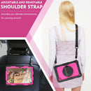 For Samsung Galaxy Tab A8 10.5 2021 X200 / X205 Silicone + PC Tablet Case(Rose Red + Black)