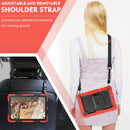 For Samsung Galaxy Tab A8 10.5 2021 X200 / X205 Silicone + PC Tablet Case(Black + Red)