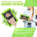 For Samsung Galaxy Tab A8 10.5 2021 X200 / X205 Silicone + PC Tablet Case(Black + Yellow Green)
