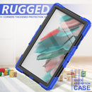 For Samsung Galaxy Tab A8 10.5 2021 X200 / X205 Silicone + PC Tablet Case(Black + Blue)
