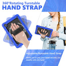 For Samsung Galaxy Tab A8 10.5 2021 X200 / X205 Silicone + PC Tablet Case(Black + Blue)