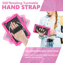 For Samsung Galaxy Tab A8 10.5 2021 X200 / X205 Silicone + PC Tablet Case(Black + Rose Red)