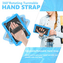 For Samsung Galaxy Tab A8 10.5 2021 X200 / X205 Silicone + PC Tablet Case(Black + Light Blue)