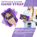 For Samsung Galaxy Tab A8 10.5 2021 X200 / X205 Silicone + PC Tablet Case(Black + Purple)
