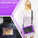 For Samsung Galaxy Tab A8 10.5 2021 X200 / X205 Silicone + PC Tablet Case(Black + Purple)