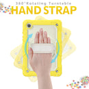 For Samsung Galaxy Tab A8 10.5 2021 X200 / X205 Silicone + PC Tablet Case(Beige + Yellow)