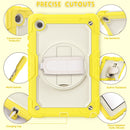 For Samsung Galaxy Tab A8 10.5 2021 X200 / X205 Silicone + PC Tablet Case(Beige + Yellow)