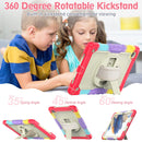 For Samsung Galaxy Tab A8 10.5 2021 X200 / X205 Silicone + PC Tablet Case(Beige + Camouflage Red)