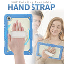 For Samsung Galaxy Tab A8 10.5 2021 X200 / X205 Silicone + PC Tablet Case(Beige + Cyan)