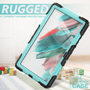 For Samsung Galaxy Tab A8 10.5 2021 X200 / X205 Silicone + PC Tablet Case(Light Blue + Black)