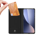 For Xiaomi 12 / 12X / 12S DUCIS Skin Pro Series Horizontal Flip Leather Phone Case(Black)