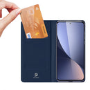 For Xiaomi 12 / 12X / 12S DUX DUCIS Skin Pro Series Horizontal Flip Leather Phone Case(Blue)
