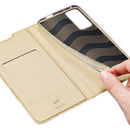 For Xiaomi 12 / 12X / 12S DUX DUCIS Skin Pro Series Horizontal Flip Leather Phone Case(Gold)