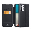 For Samsung Galaxy A73 DUX DUCIS Skin X Series Horizontal Flip Leather Phone Case(Black)