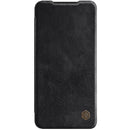 For Samsung Galaxy S22 Ultra 5G NILLKIN QIN Series Pro Sliding Camera Cover Design Leather Phone Case(Black)