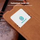 For Samsung Galaxy S22 Ultra 5G NILLKIN QIN Series Pro Sliding Camera Cover Design Leather Phone Case(Black)