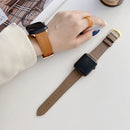 Leather Strap For Apple Watch Series 8&7 41mm / SE 2&6&SE&5&4 40mm / 3&2&1 38mm(Brown)