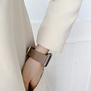 Leather Strap For Apple Watch Series 8&7 41mm / SE 2&6&SE&5&4 40mm / 3&2&1 38mm(Brown)