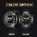 NORTH EDGE HORNET Dual Digital Alarm Clock Timing Men Luminous Sports Watch(Grey)