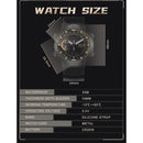 NORTH EDGE HORNET Dual Digital Alarm Clock Timing Men Luminous Sports Watch(Grey)